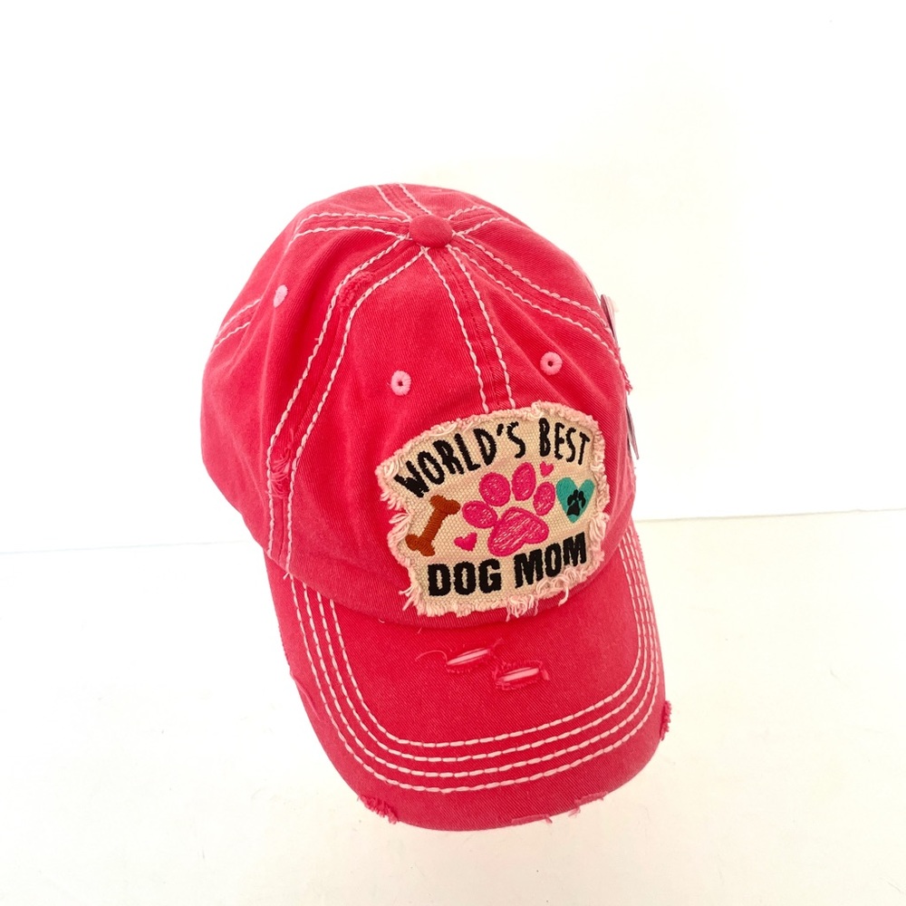 Girlie Girl Barbie Pink  Best Dog Mom Hat NWT